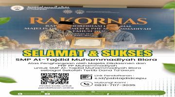 SMP At-Tajdid Raih Penghargaan Sekolah Tertib Dana Ta’awun dari Pimpinan Pusat Muhammadiyah